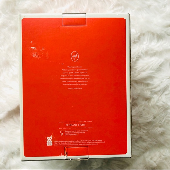 OPALHOUSE Enamel Flower Ceiling Pendant Light - Picture 5 of 8